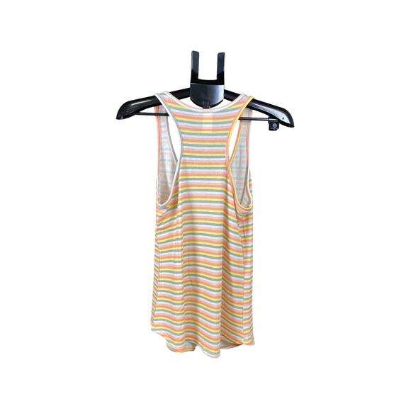 Women’s 7th Ray XL Striped Tank Top Multicolor Button Front Sleeveless Casual - Picture 3 of 7